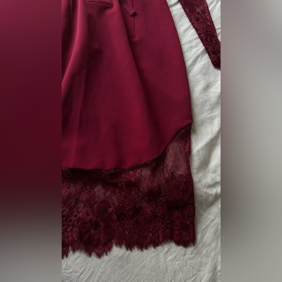 NBD Red Lace Dress - Picture 5 of 7